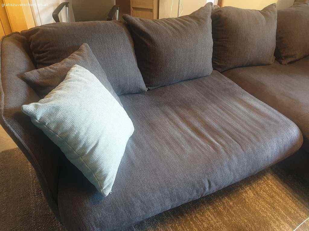 Wohnlandschaft Couch Sofa große Eckcouch Möbel Gratis zu verschenken