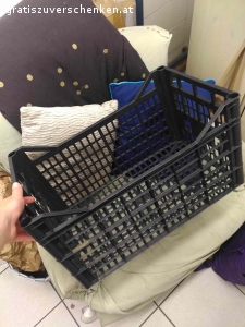 Aufbewahrungskisten. In diesen Kisten wurden Zitrusfrüchte transportiert. Sie sind alle Intakt und es können bis zu 20 Kisten abgeholt werden. Sie können sehr gut übereinander gestapelt werden. Die Hartplastikkisten sind sehr gut zur Aufbewahrung oder zum Transport von diversen Dingen geeignet.

Maße: 55,5cm x 30cm x 28cm (lxbxh)