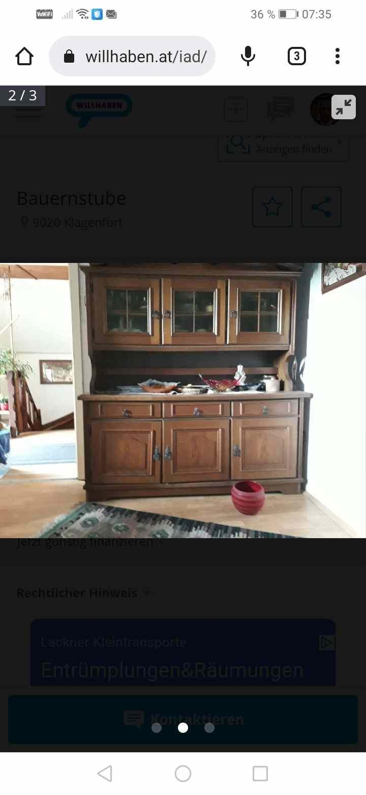 Bauernstube. Gebraucht ca 35 Jahre alt