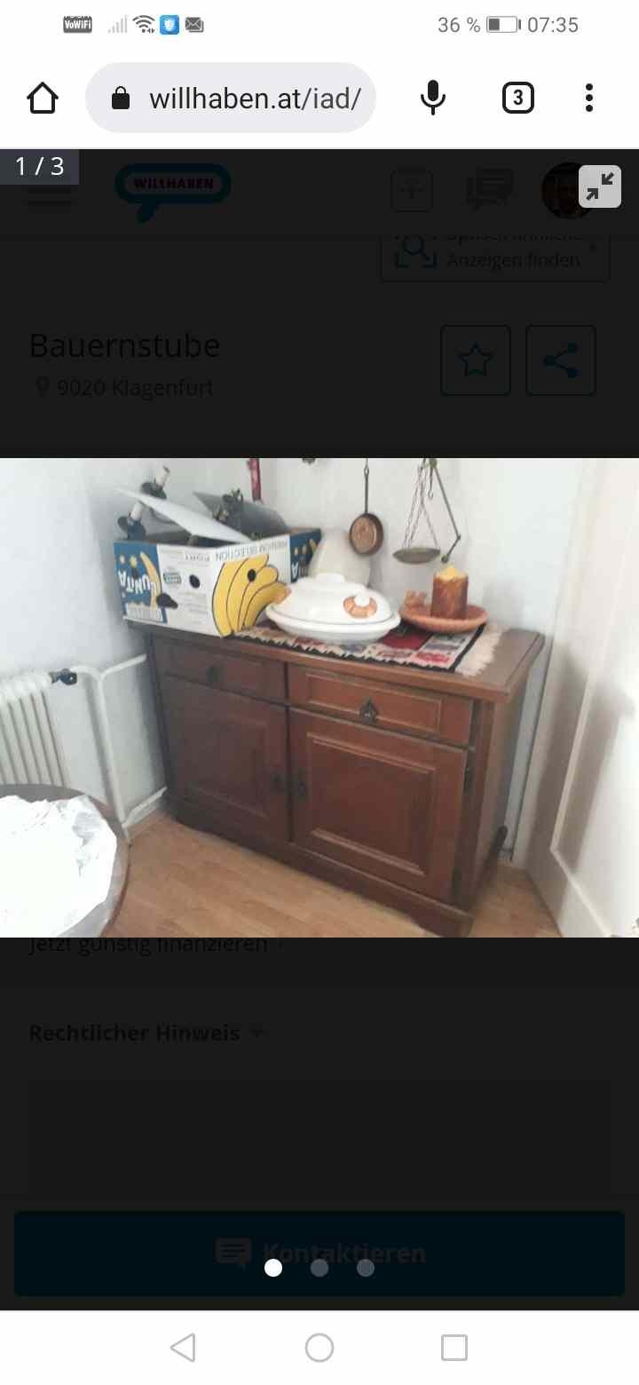 Bauernstube. Gebraucht ca 35 Jahre alt