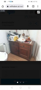 Bauernstube. Gebraucht ca 35 Jahre alt