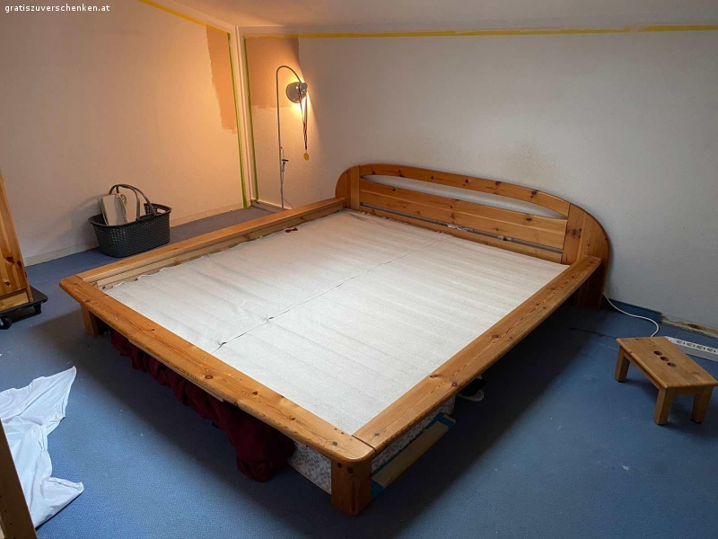 Bettgestell Fichte Echtholz