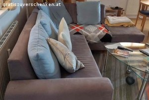 Ecksofa mit Bettfunktion