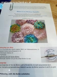 Häkelanleitungen. 2 versehentlich doppelt gedruckte Häkelanleitungen zu verschenken um sie nicht unnötig wegzuwerfen, vielleicht kann ich jemanden eine Freude machen