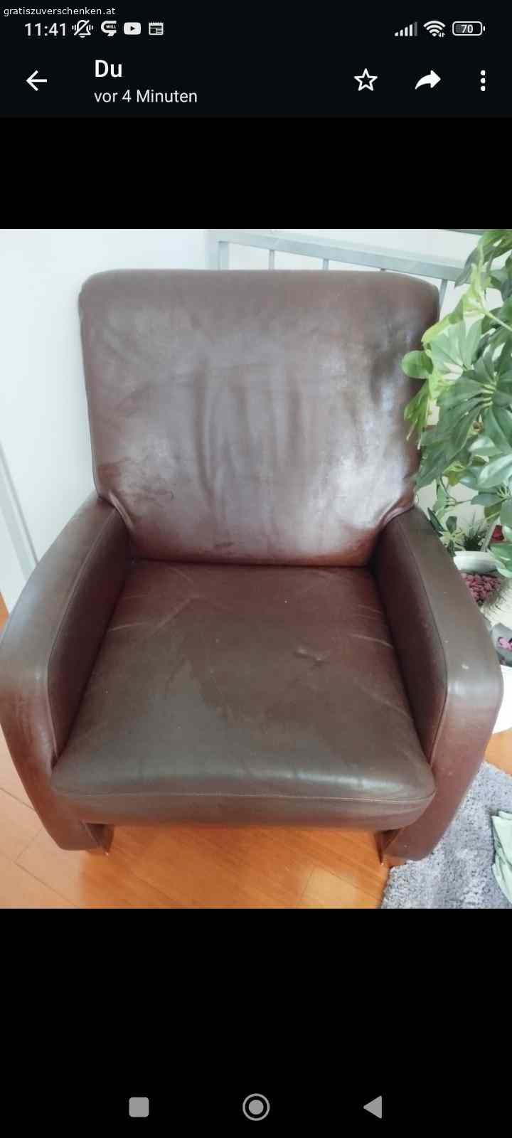 Sofa und sessel. Guter gebrauchter zustand